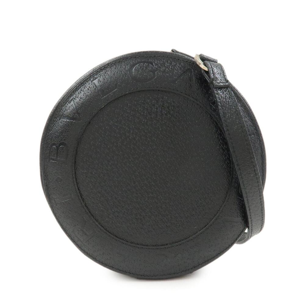 Bvlgari B-Zero 1 Drum Calfskin Shoulder Bag Black